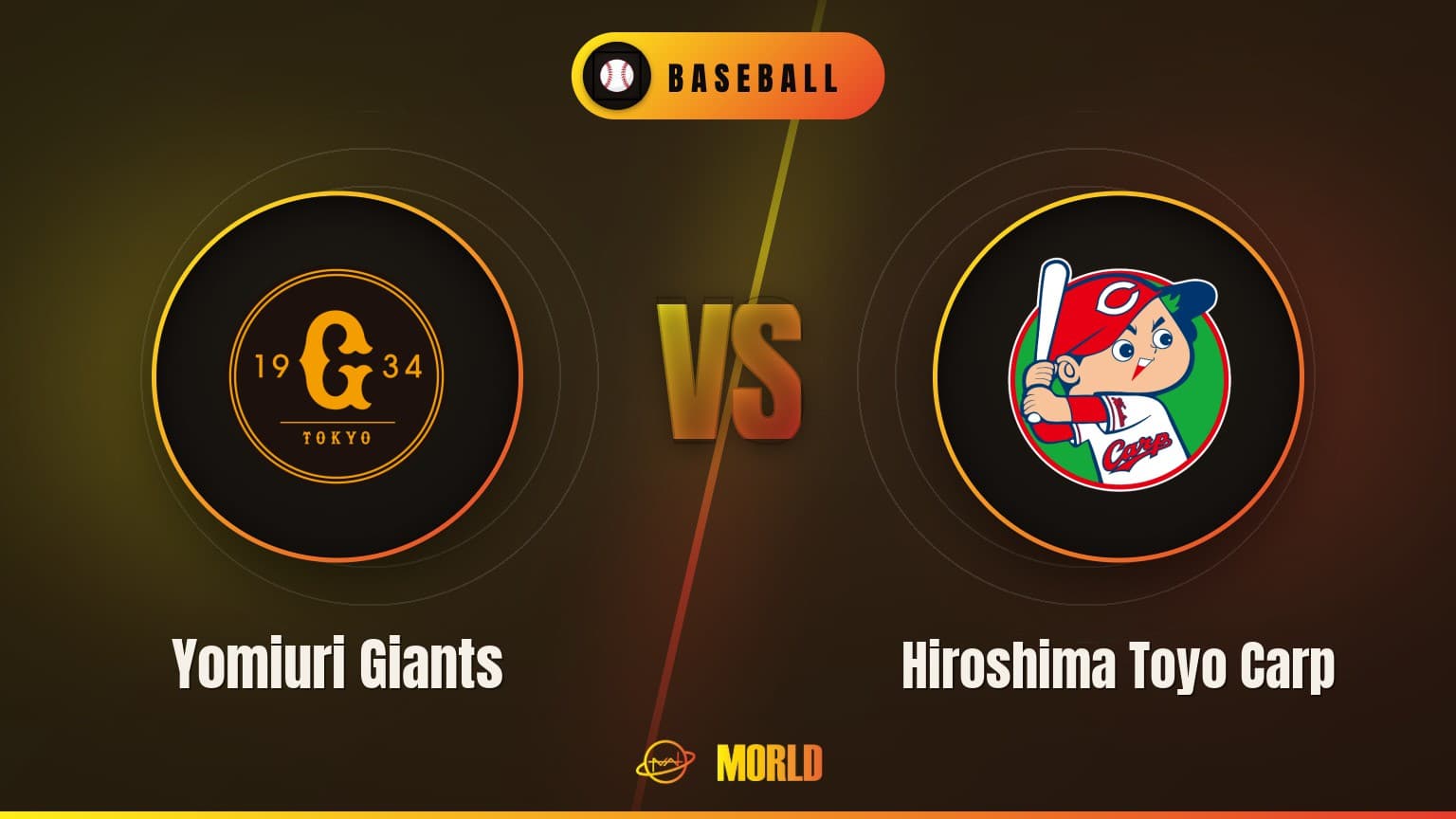 [Nippon Baseball League] Yomiuri Giants vs Hiroshima Toyo Carp