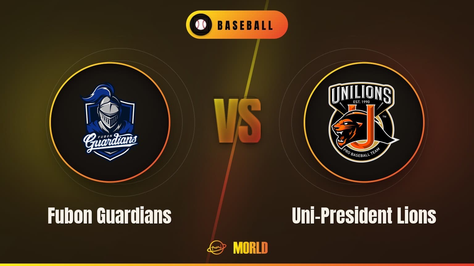 [Chinese Professional Baseball League] Fubon Guardians vs Uni-President Lions