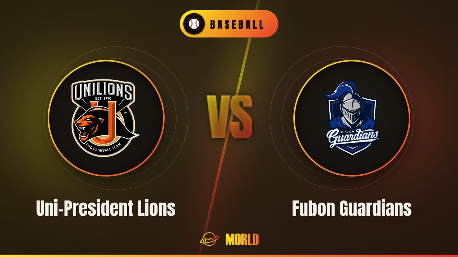 [Chinese Professional Baseball League] Uni-President Lions vs Fubon Guardians