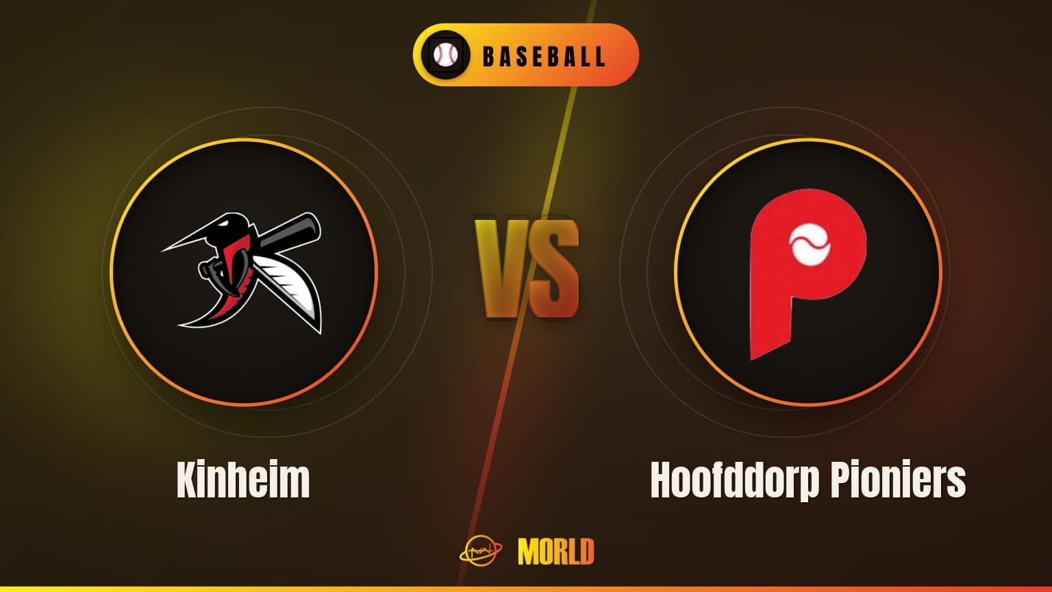 [Honkbal Hoofdklasse] Kinheim vs Hoofddorp Pioniers