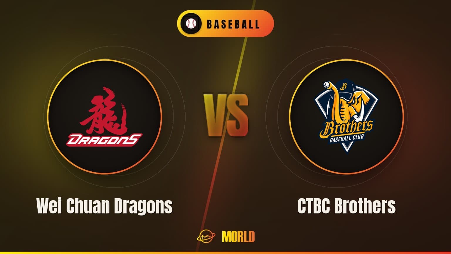 [Chinese Professional Baseball League] Wei Chuan Dragons vs CTBC Brothers