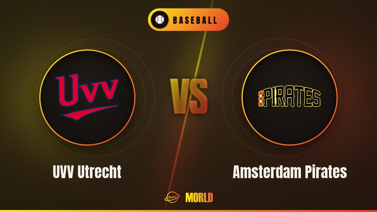 [Honkbal Hoofdklasse] UVV Utrecht vs Amsterdam Pirates